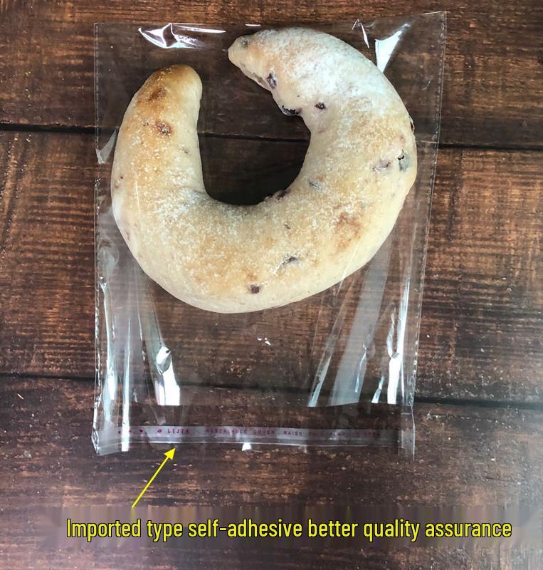 Yunduo Transparent Self-Sealing Cookie Bread Bags