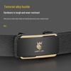 LUCKY LION Men's Automatic Buckle Leather Belt