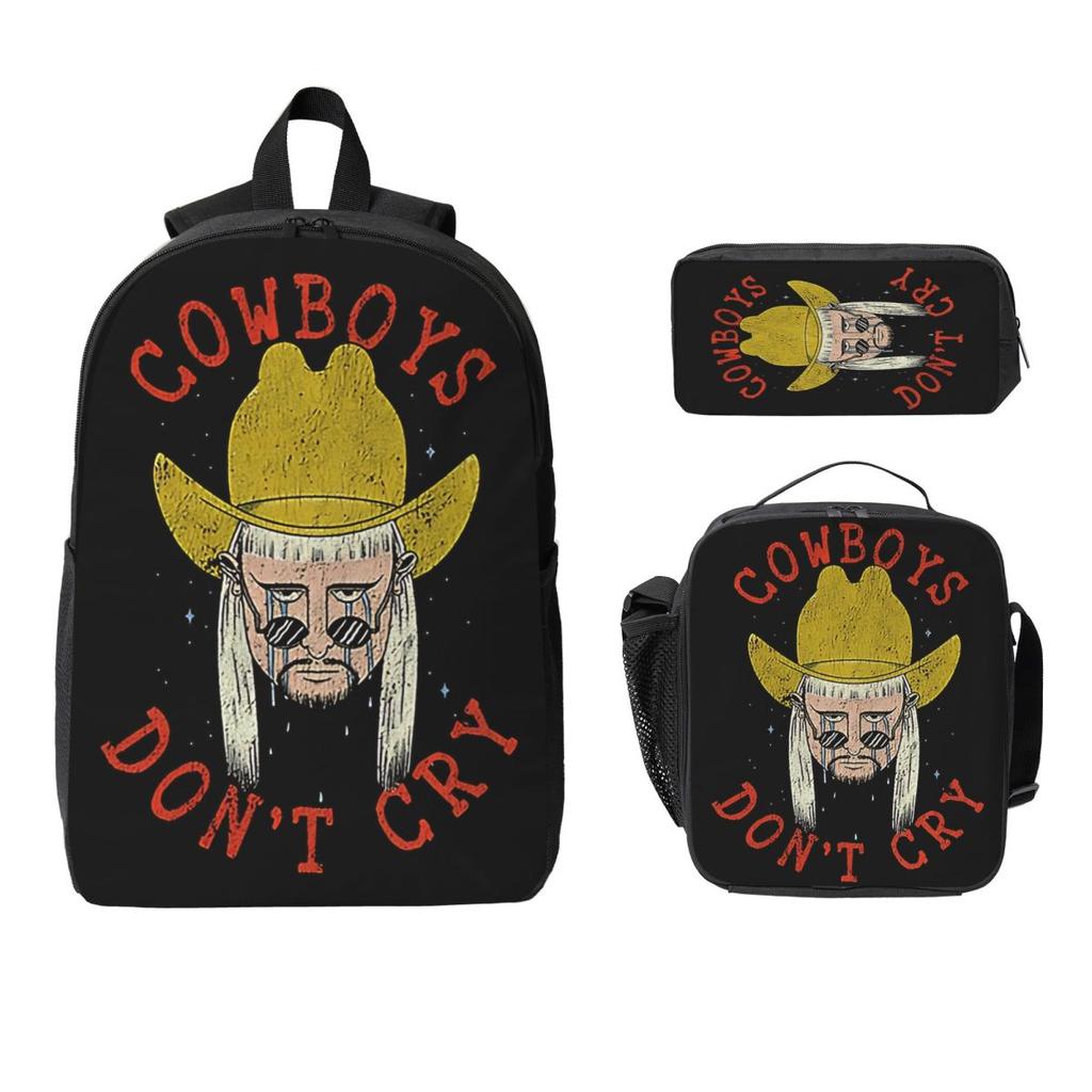 3Pcs RIP Oliver Tree 1993-2026 Backpack Set for Children Pencil Boxes Bookbag Sets with Lunch Box For School Students Daypack