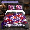 Fiorentina FC Themen Bettwäsche 3-teiliges Bettbezug-Set Dekorative Bettwäsche Für Jugendzimmer Heimdekoration