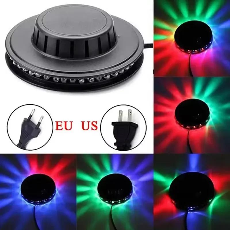 RGB DJ Disco Laser Light EU/US Plug Rechargeable LED KTV Strobe Stage Effect Wedding Xmas Holiday Party Lamp Stage Lights