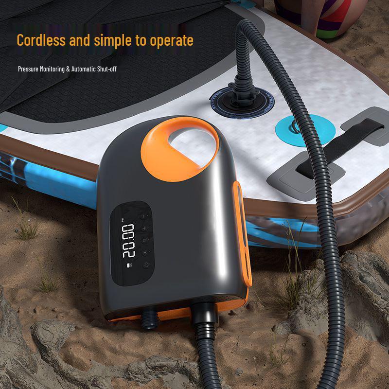 Portable Electric Air Pump for Outdoor Kayaks, Paddle Boards, Cars & Travel Tents