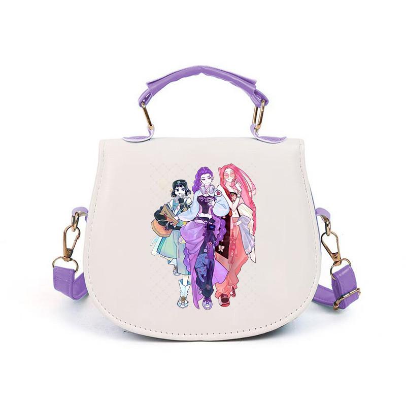 Mädchen Kpop Jäger Derpy Rumi Zoey Mira Bedruckte Schultaschen Kinder Freizeit Schultertaschen Crossbody Bags
