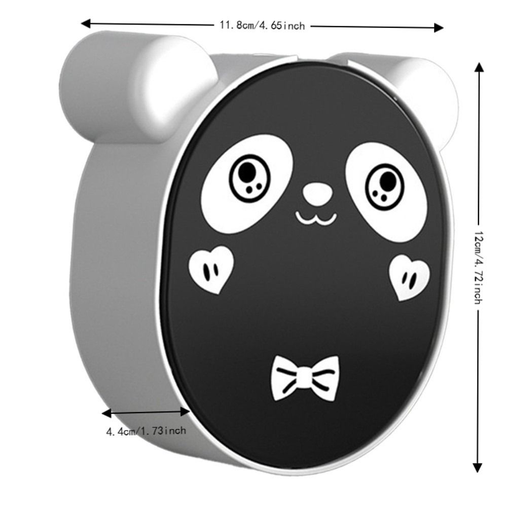 Black White Soap Storage Box Wall Mounted Cartoon Soap Holder Soap Dish  Home Shower Bathroom