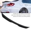 Rear Window Roof Spoiler   Deflector   Fit Reduce Resistance Window Top Lip Molding Trim