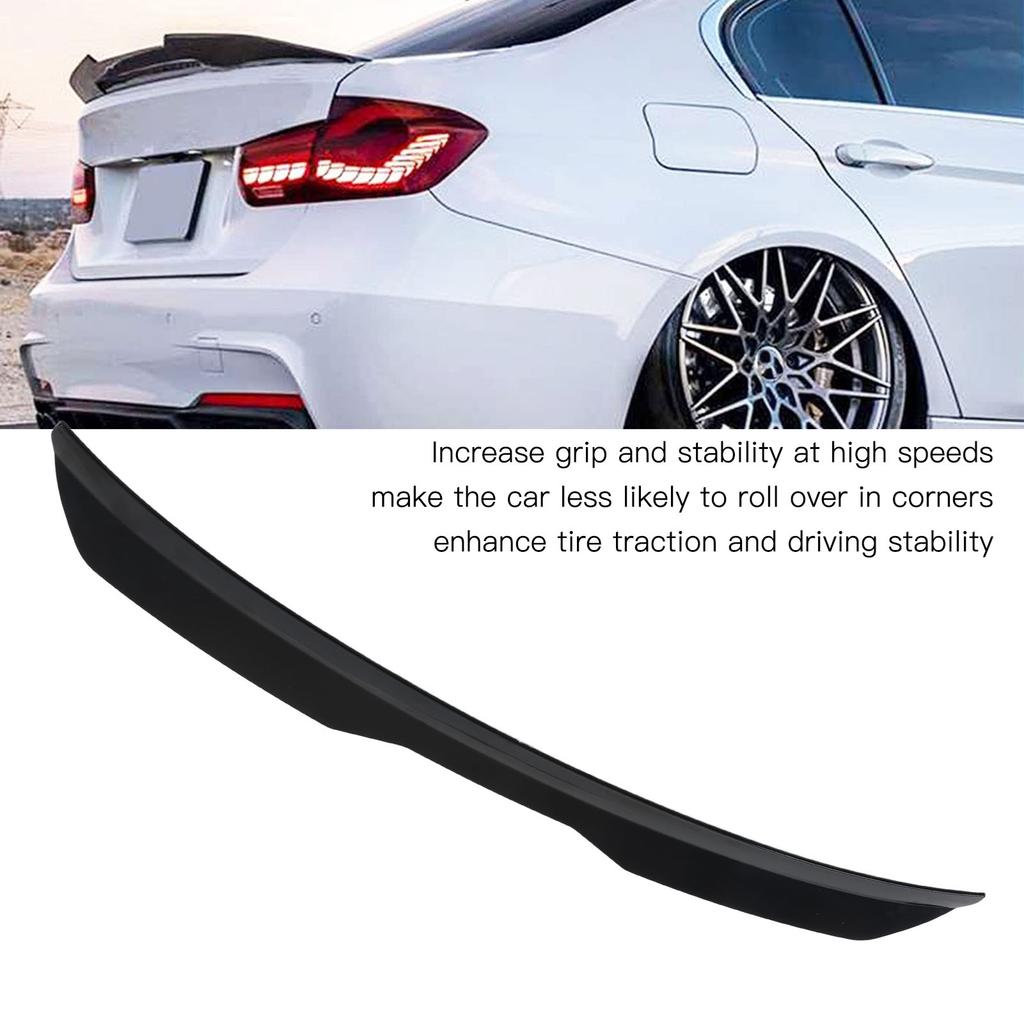 Rear Window Roof Spoiler Deflector Fit Reduce Resistance Window Top Lip Molding Trim