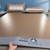 Summer Cooling Bed Pad Light Luxury Carbon Fibres Sleeping Cool Bed Mat Ice Silk Mats with Pillowcases Smooth Mattress Cover Set