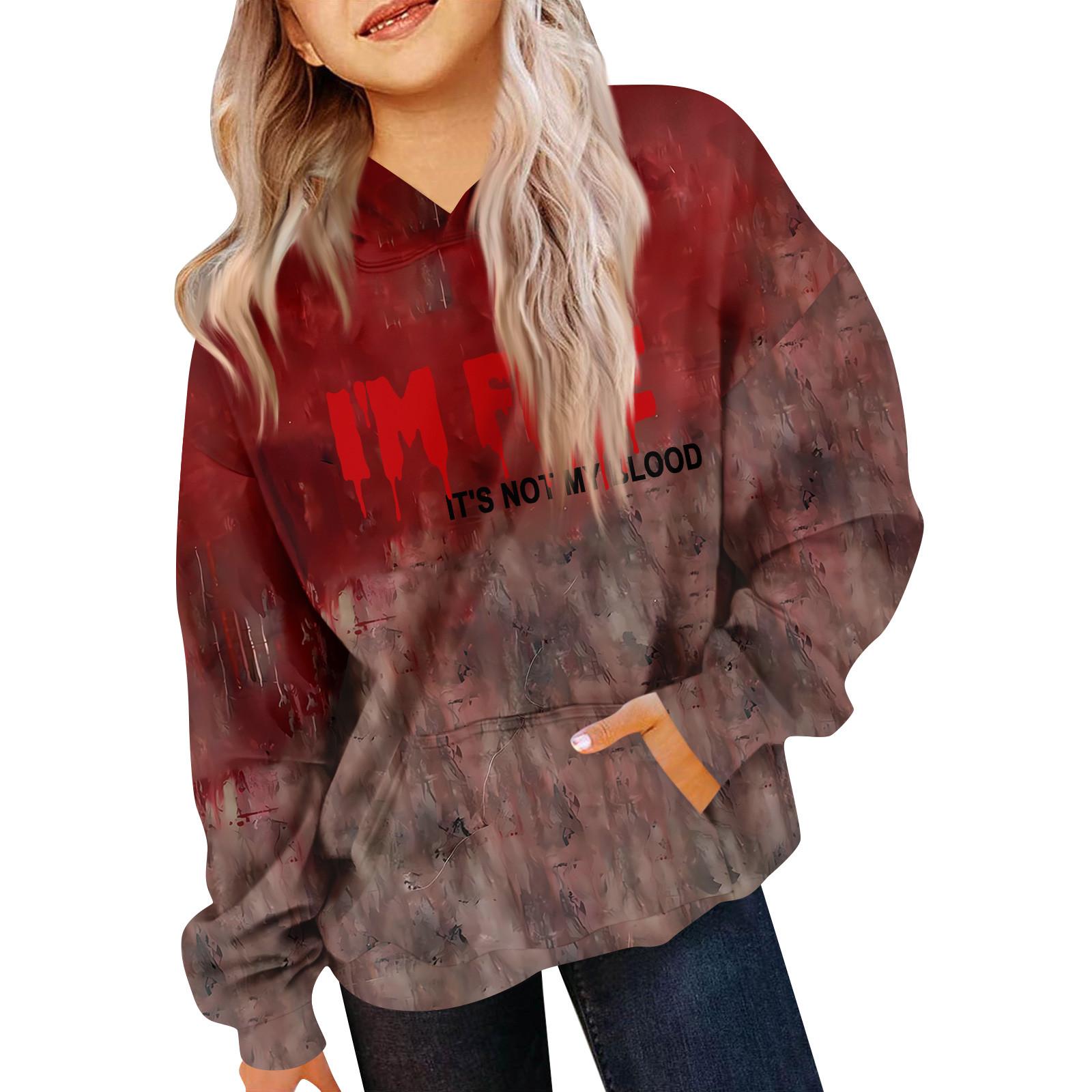 

Детская толстовка с длинным рукавом, повседневная толстовка с капюшоном, удобная, свободная, легкая детская толстовка 120