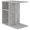 VidaXL Table d'appoint Gris béton 50x30x50 cm Aggloméré