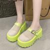 2025 New Non-slip Platform Female Mesh Breathable Half-toe Baotou Slippers Casual Versatile Beach Shoes Slides Women Sandalias