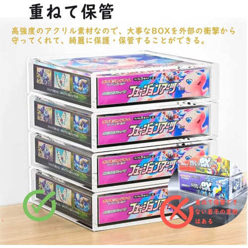 [2-Pack] Box Loader, Acrylic, UV Protection, Magnetic Loader, UV Protection, Display Case, Ideal for Display and Storage, Compatible with Yu-Gi-Oh! Fi