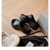 Grape mother has the same ultra-light stepping on shit feeling EVA versatile hollow open-toed cool slippers women's round head thick bottom heightenin