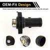 X Autohaux Engine Coolant Thermostat Housing Assembly for Chrysler Sebring 2007-2010