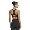 Adidas TRN OPTIME Essentials Medium Support Sports Bra for CI156 XS 3-Stripes Women, Black/White (KB4383)