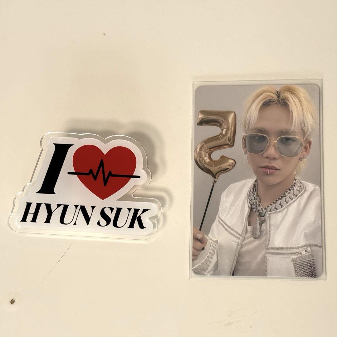 

[USED] TREASURE Hyunsuk Trading Card Pop-Up Bonus Acrylic Badge
