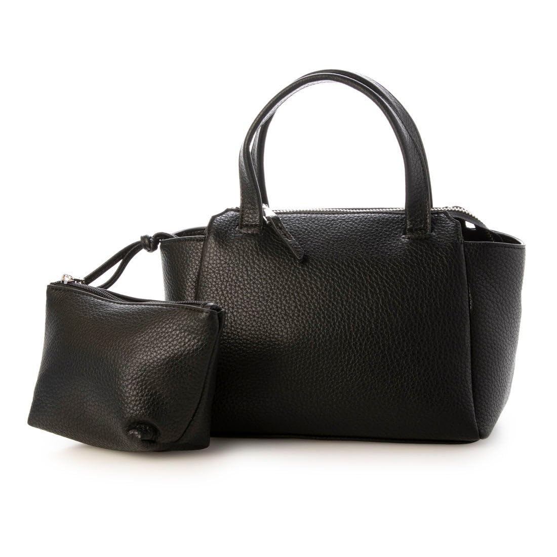 Женская двусторонняя мини-сумка Boston Kashkash с косметичкой, Черный, 10-00-01370