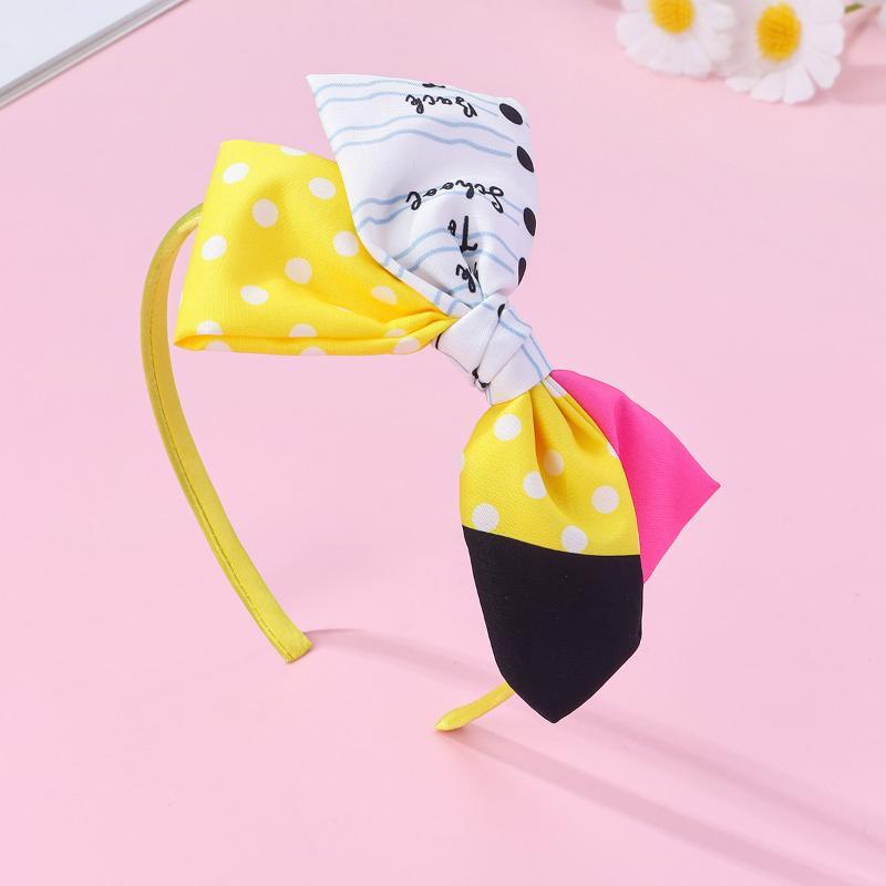 Back To School Pencil Bow Hair Clips Cute Letter Hair Rope Hari Hoop Fabric Hair Accessory For Daily Party Wear Hair Decoration