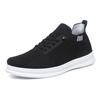 Men's shoes one pedal 2025 summer new mesh trend solid color single shoes breathable lazy work fly woven mesh shoes men