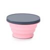 Folding Silicone Bowl Portable Lunch Box Microwave Safe Bento Crisper Retractable Travel Bowl for Instant Noodles Outdoor