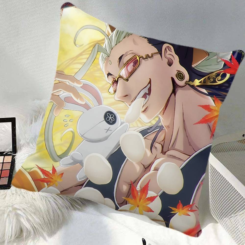 Anime Record Of Ragnarok Buddha Pillow Case Square Pillow Bedroom Sofa Leisure Comfort Cushion Car Home Decoration
