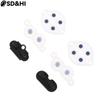 1set Rubber Repair Rebuild Replacement Parts For NES Controller Joy A B D Pad Silicon Start Rubber Button