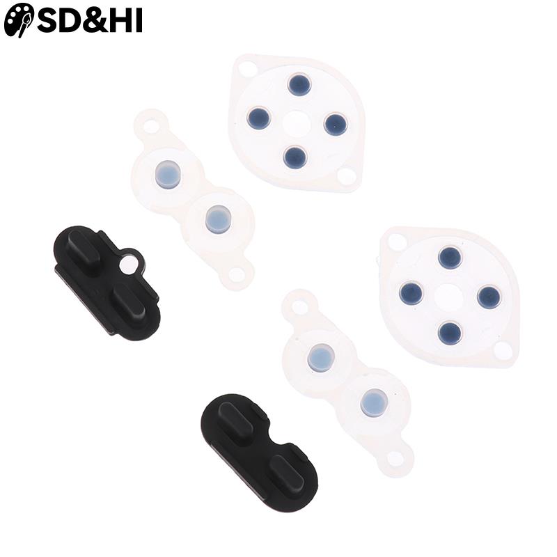 1set Rubber Repair Rebuild Replacement Parts For NES Controller Joy A B D Pad Silicon Start Rubber Button