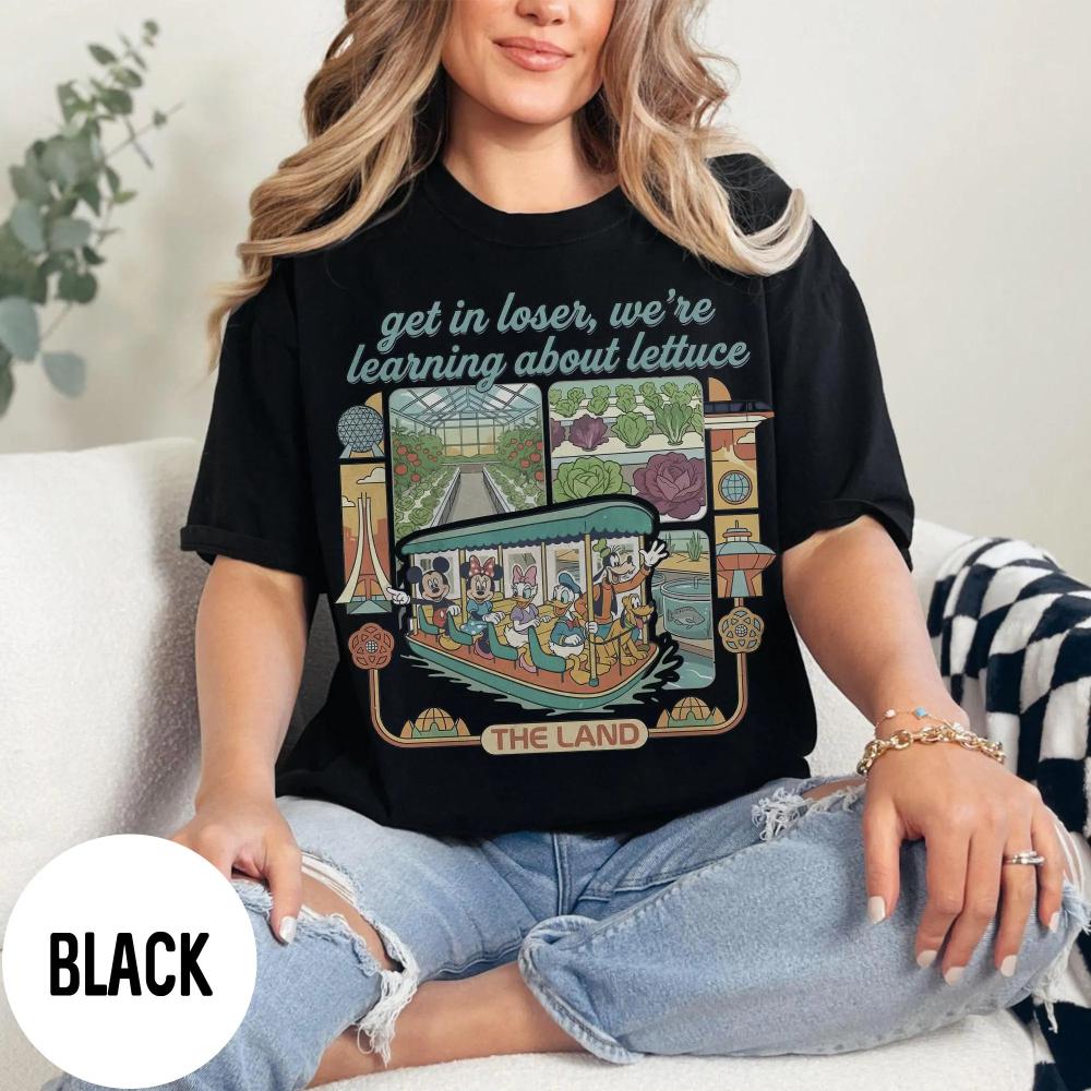 Retro Friends Epcot The Land TShirt Living with The Land Epcot Farming Shirt Family Trip Shirts Magic Kingdom