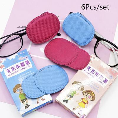 6Pcs Kids Eye Patches for Amblyopia & Strabismus Vision Care Treatment Eyeglasses Patches for Children's Eye Therapy