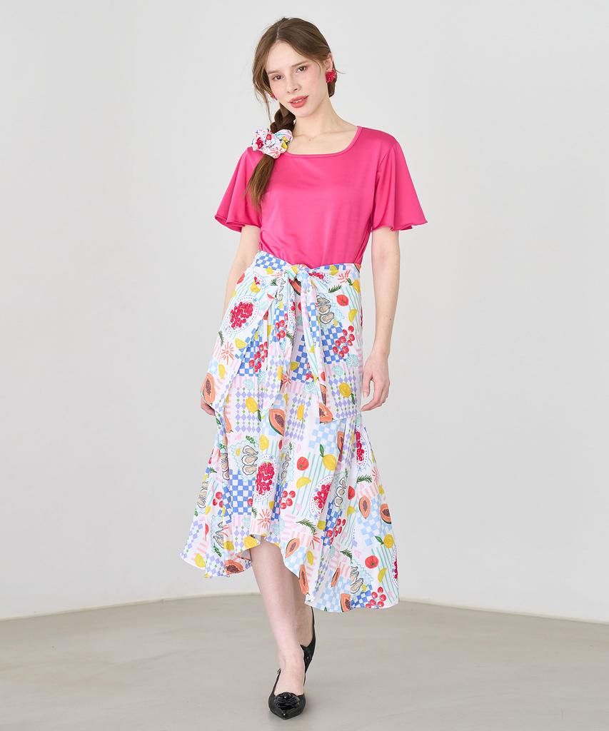 Bonide Square Neck Cover Dress Positano