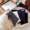Retro Mid-Calf Slouchy Socks with Vertical Stripes - Spliced and Double-Stitched for Autumn and Winter. Versatile Ins Style.