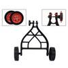 Lawn Mower Support Wheel Adjustable Weed Trimmer Auxiliary Wheels Garden Lawn Mower Cutter Replacement Power Tool