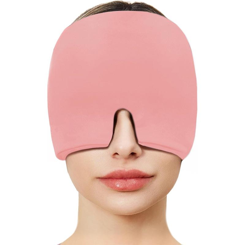 Migraine Relief Cap Headache Relieve Cap Mask Products Cooling Odorless Gel Ice Head Wrap for Stress Hangover Puffy Eyes JT457