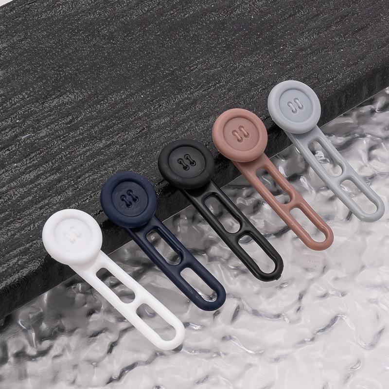 2/1pc Button Extender for Pants, Adjustable Waist Button, Retractable Waistband Expander, No Sew Buttons