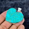 Santa Rosa Turquoise Gemstone 925 Sterling Silver Jewelry Pendant 1.77" M-3347