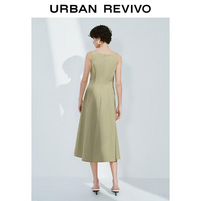 UR2026 Women's Boat Neck Commuter Dress