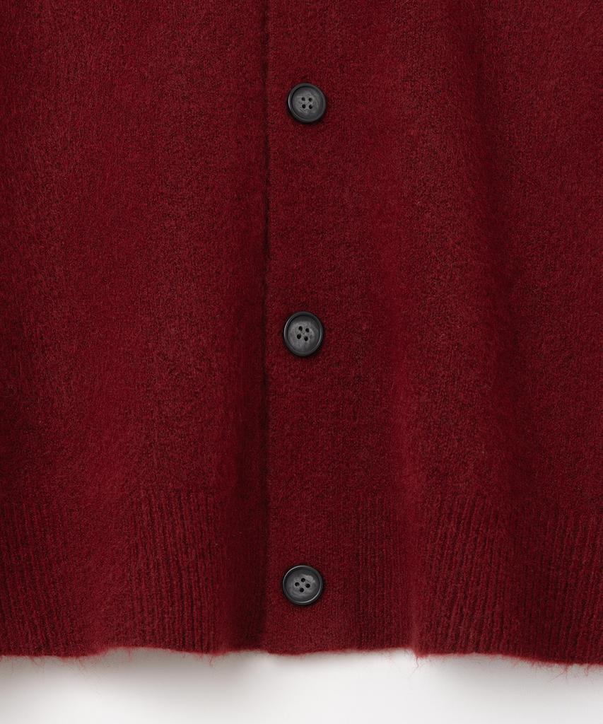 MILLO ARCHIVE Crop Move V-Neck Cardigan [Red]