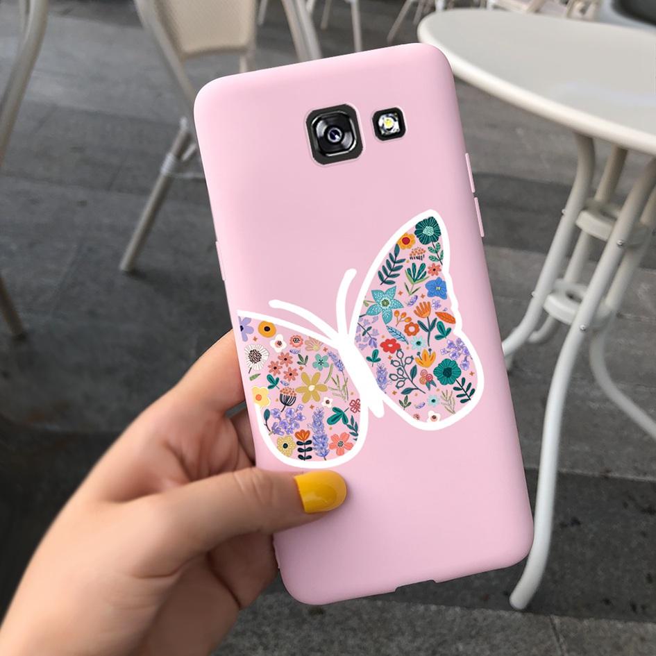 A5 2016 Case For Samsung Galaxy A5 2017 Cover A520 SM-A520F Popular Flower Shockproof Bumper For Samsung A5 2016 A510 Soft Funda