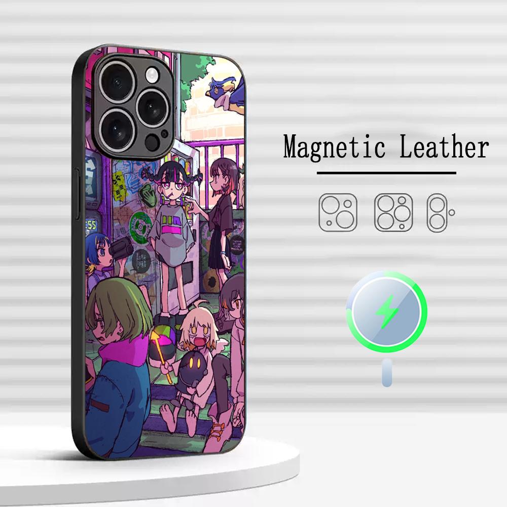 Zutomayo Cool Japan Singer Pattern Phone Case For iPhone 16 15 14 13 12 11 Plus Pro Max High-end Luxury Magsafe Sheepskin
