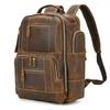 Vintage Men's Backpack Crazy Horse Leather Backpack