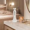 Elegante Kleiderförmige Vase, 3D-gedruckter minimalistischer Blumenhalter, Moderne dekorative Knospenvase für Wohnzimmer, Eingangsbereich, Schminktisch, Heimdekoration