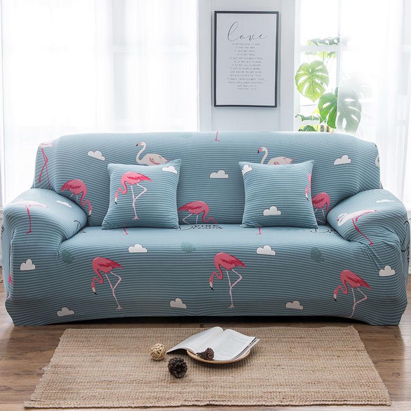 Elastic Floral Printed Sofa Covers for Living Room Strecth Case Pets Kids Anti-dust Big Sofa Slipcovers Couch Cover Chair Cover