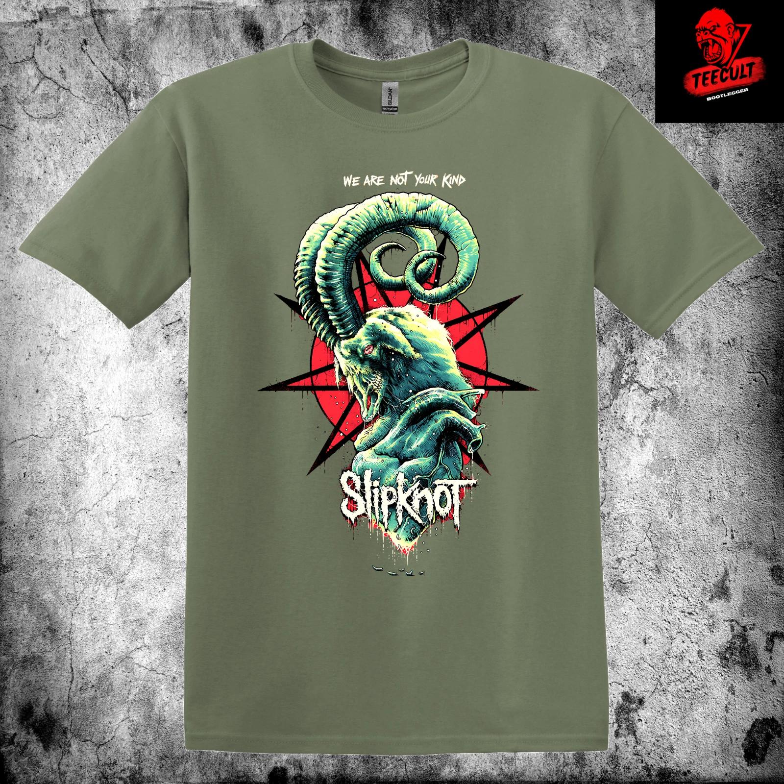 Men s and Women s T-shirts Slipknot Metal Rock Band Tee Unisex Heavy Cotton XXXL