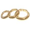1/8" 1/4" 3/8" 1/2" 3/4" 1" -2" BSP M6-M22 Metric Thread Female Brass/SUS304 Hex Lock Nuts Water Tank Fittings