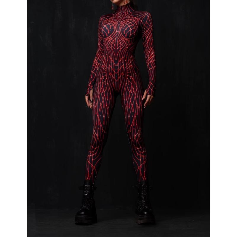 

3D цифровая печать сценические костюмы для взрослых Хэллоуин мероприятия карнавал тематическая вечеринка косплей костюм ролевые игры комбинезон Adult XXXXL