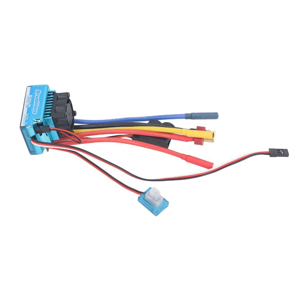 80A RC Car Brushless ESC Aluminum Alloy RC Brushless ESC Durable Brushless ESC  For RC Car