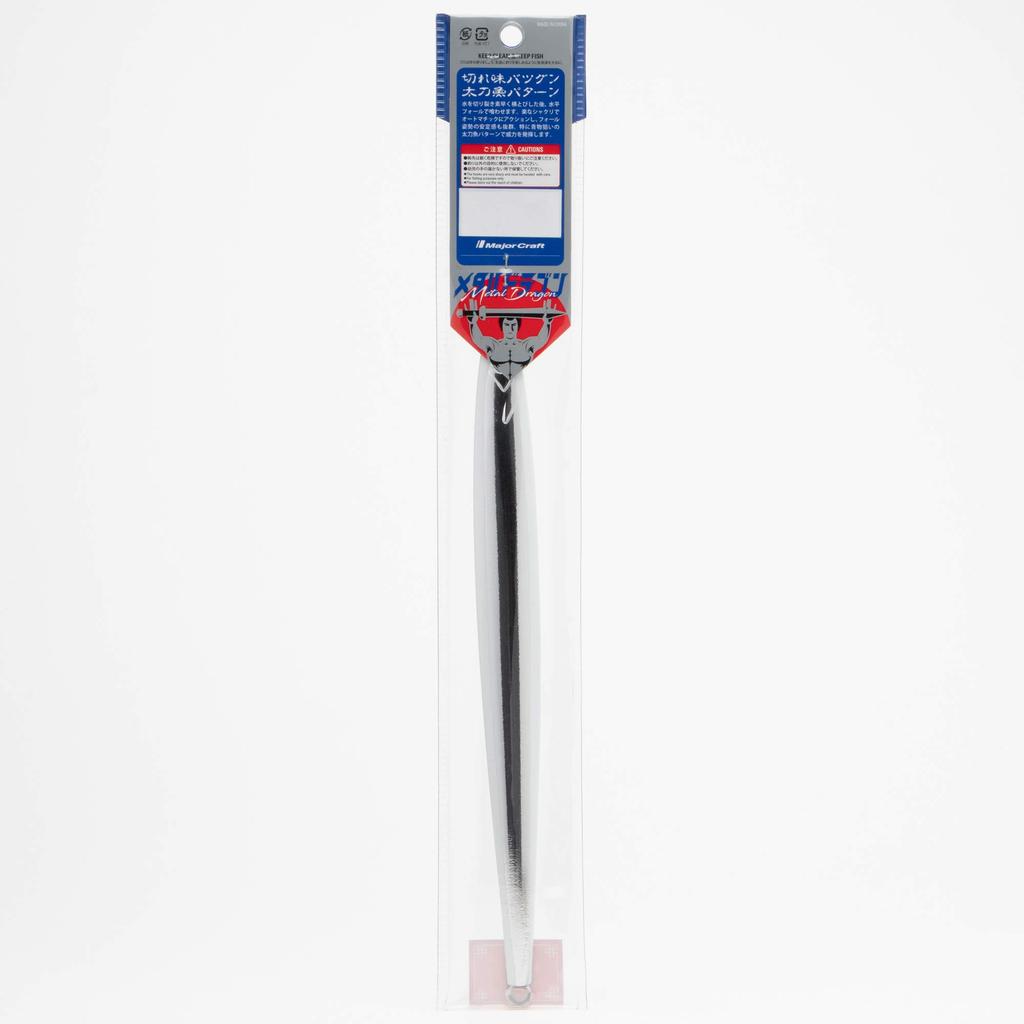 Major Craft Metal Dragon Hairtail 300g Glow Silver Jig, Pattern, (290mm), (MDGN)