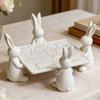 3D Design Bunny Tray Mold Reusable Plaster Mold New Cake Tray Mold  Party Supplies