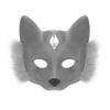 Halloween Fox Masquerade Half Face Mask - Party Cosplay Prop