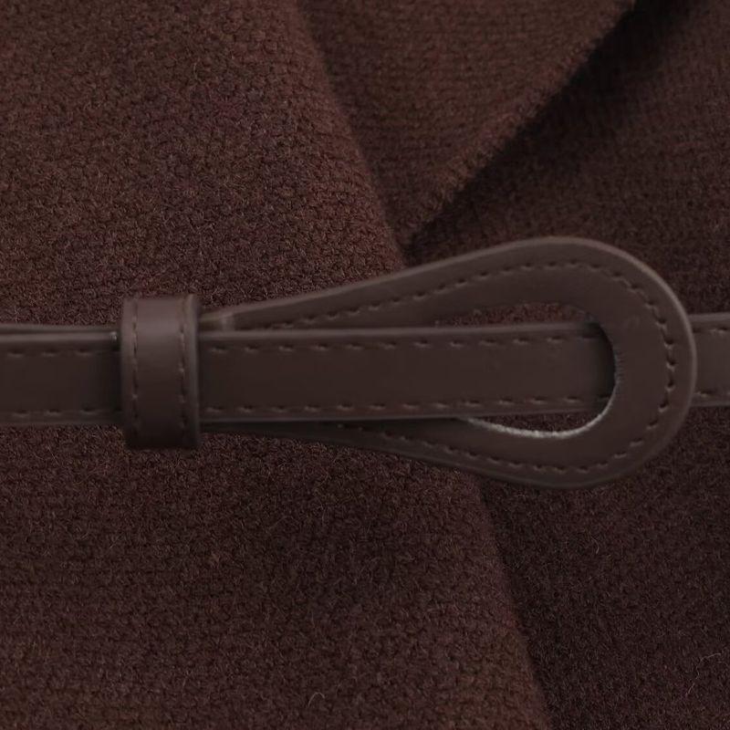 Za Autumn and Winter New Arrivals Women's Clothing Zr European and American Style Export Fashion Simple Versatile Belted Knitted Blazer