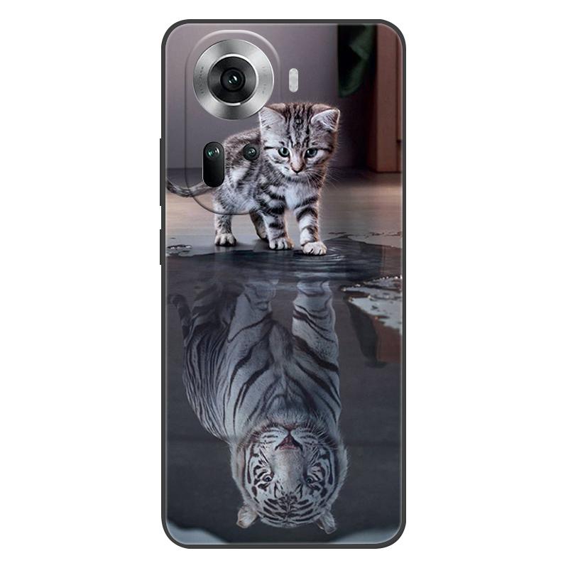 Für OPPO Reno11 5G Hülle für OPPO Reno11 F Funda Global Weiche Silikon Handyhülle für OPPO Reno 11 Pro 11F 5G Cover Coque 2024 Tasche